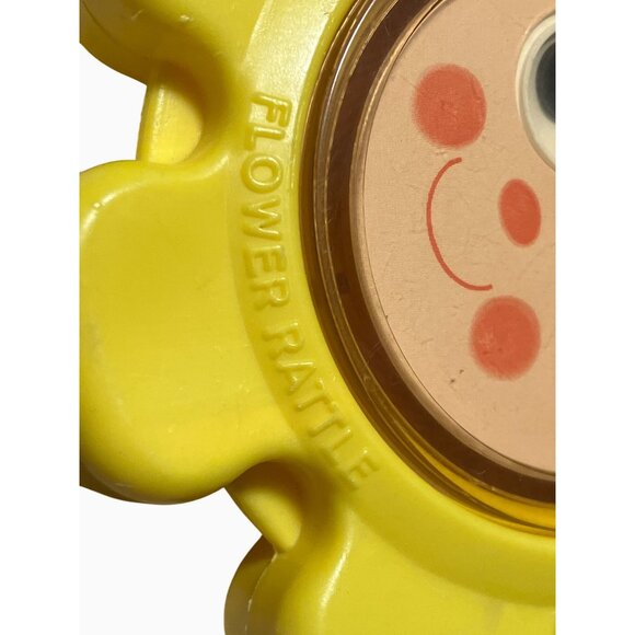 Fisher Price 1973 Flower Rattle Vintage Baby Toy - Picture 3 of 9